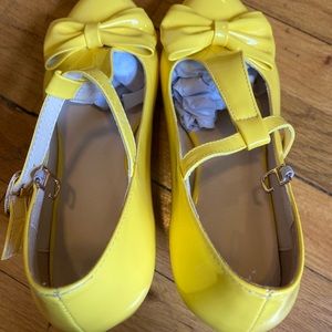 Yellow Mary Janes
